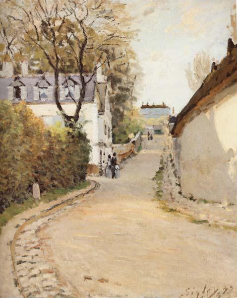 Alfred Sisley Rue de Princesse,Louveciennes Germany oil painting art